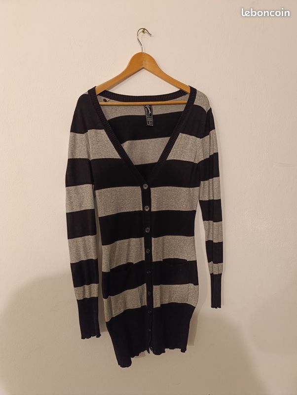 Long cardigan Coolcat femme (image 2)