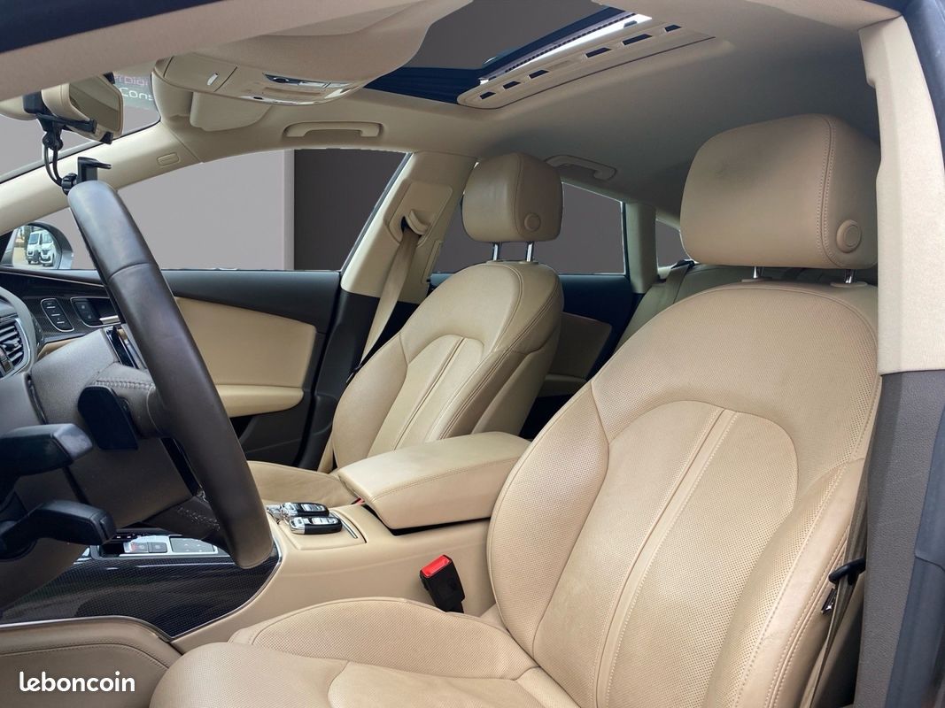 AUDI A7 SPORTBACK V6 3.0 BiTDI 313 Quattro Avus Tiptronic 8 A full suivi audi sièges massant élec chauff vent garant (image 9)