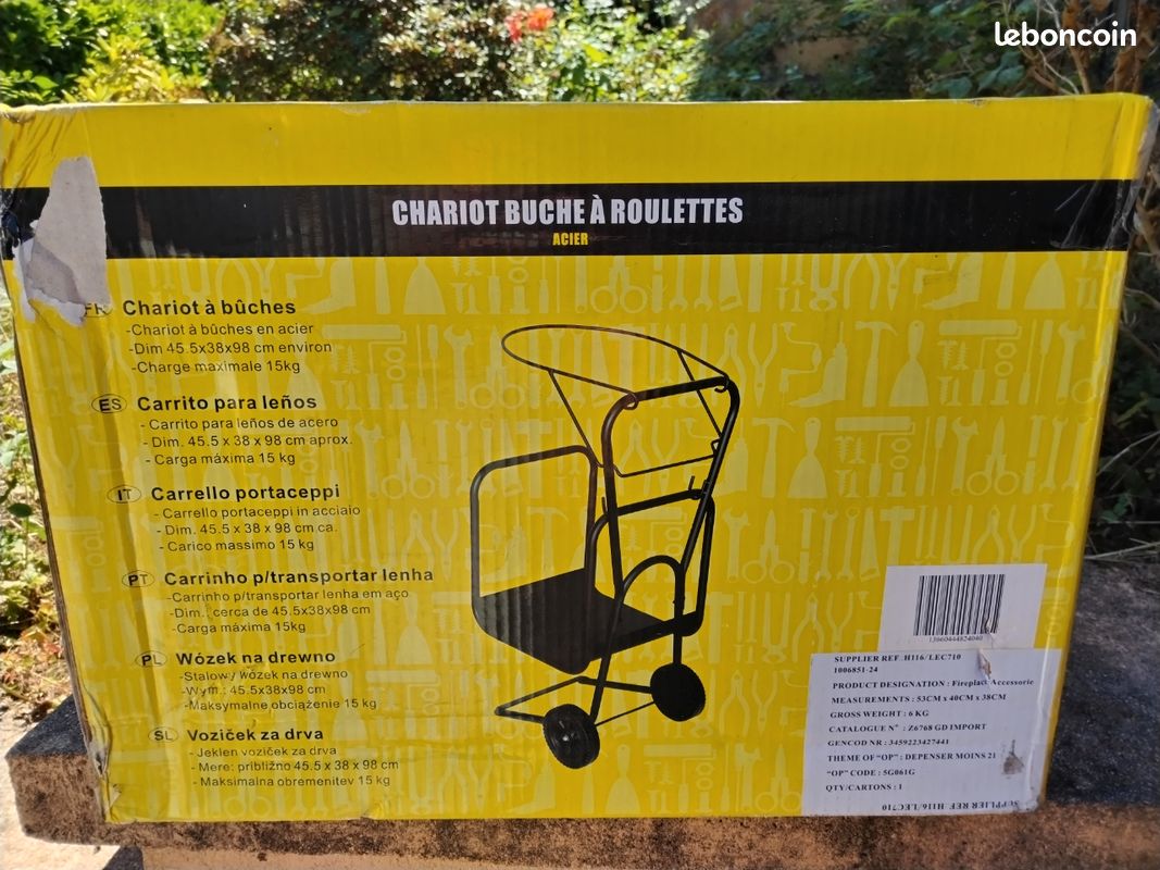 Chariot à bûches (image 1)