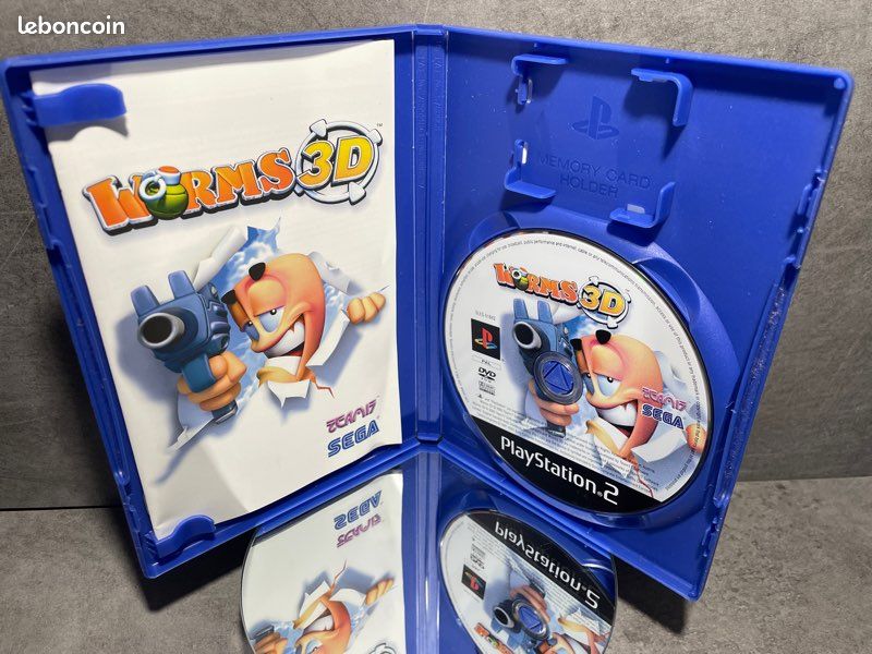 NINTENDO GAME CUBE WORMS 3D COMPLET AVEC LIVRET TBE