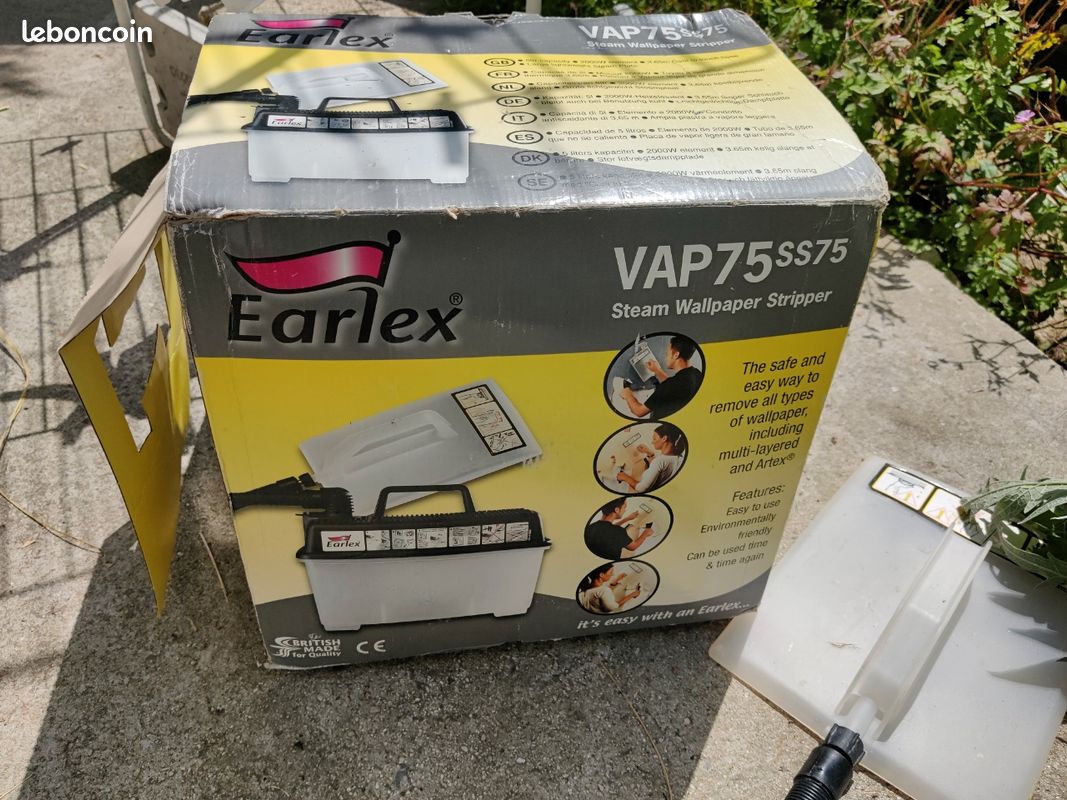 Décolleuse à papier peint Earlex VAP75 SS75 (image 2)