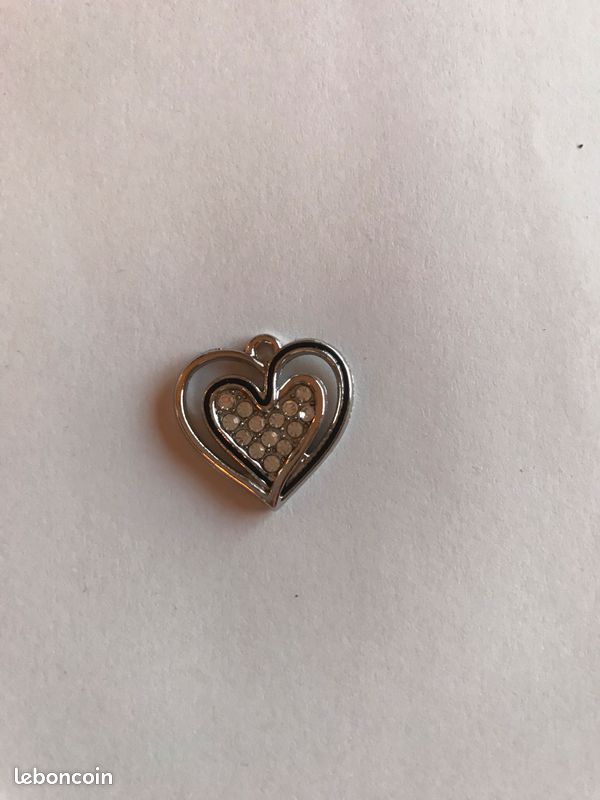 Pendentif double cœur (image 1)