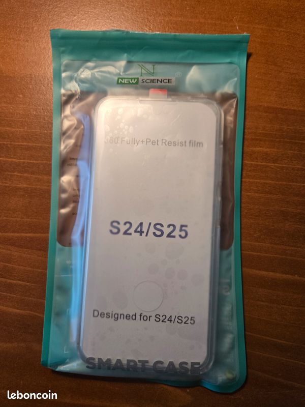 Coque en silicone intégrale Transparent pour samsung galaxy s24 (image 1)