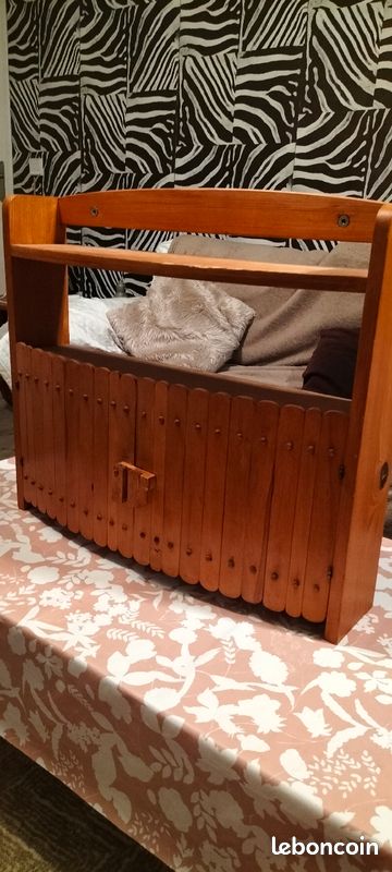 Étagère murale avec 2port en bois (image 4)