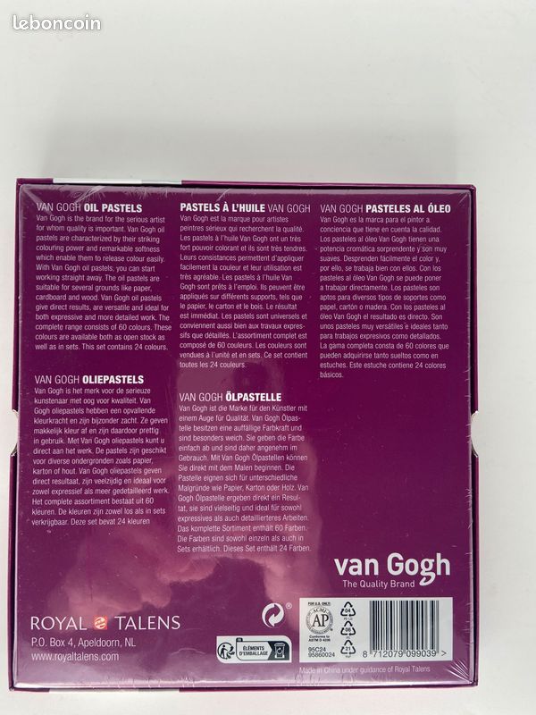 Van gogh Boite 24 pastels huile van gogh (image 5)