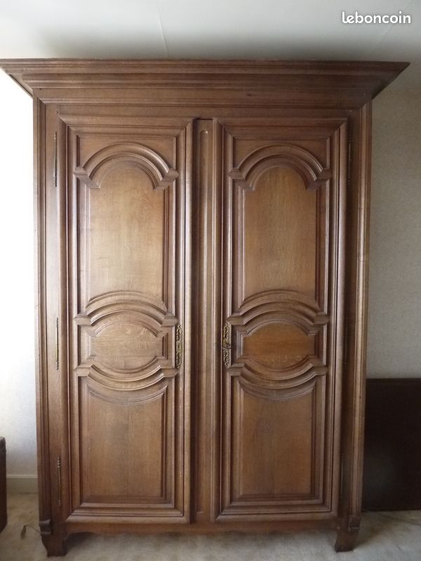Armoire ancienne bois massif (image 1)