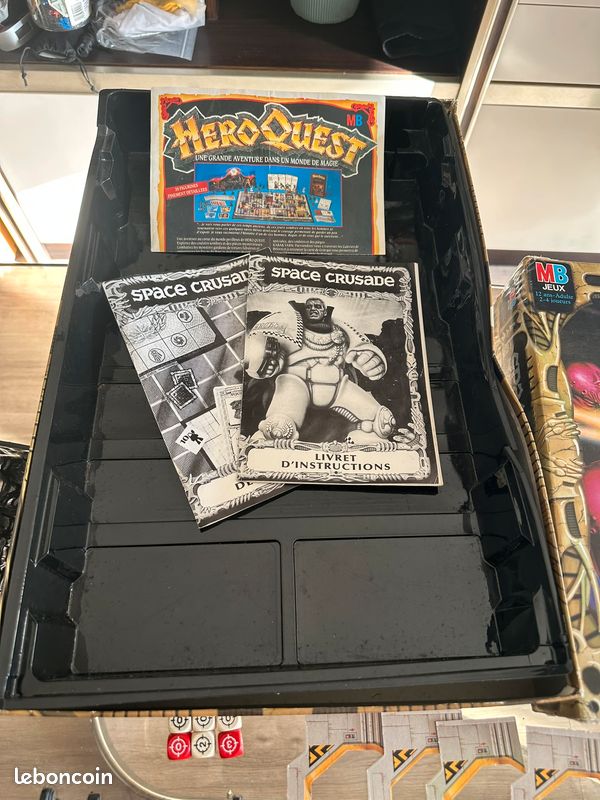 JEU RETRO SPACE Crusade, L'ultime Rencontre, Mb Jeux, Incomplet, Annees 1990 EUR 120,00 - FR