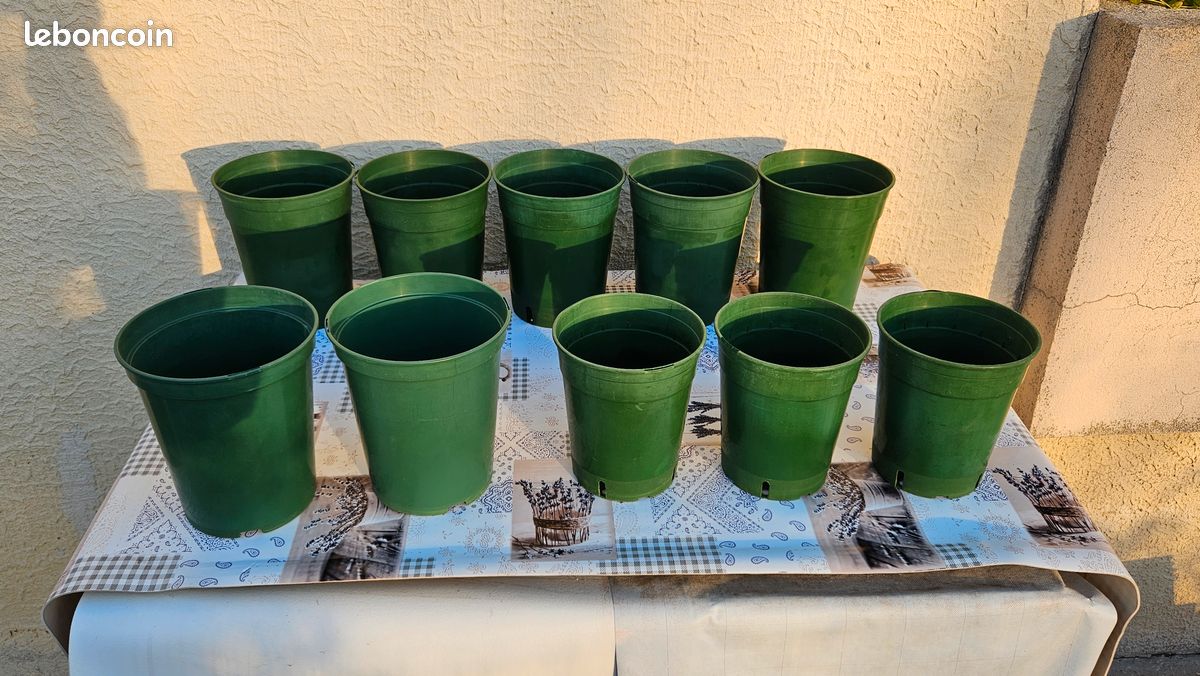 10 pots de fleuristes verts, Neufs …lot33 (image 3)