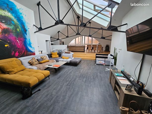 Appartement type loft 130m2