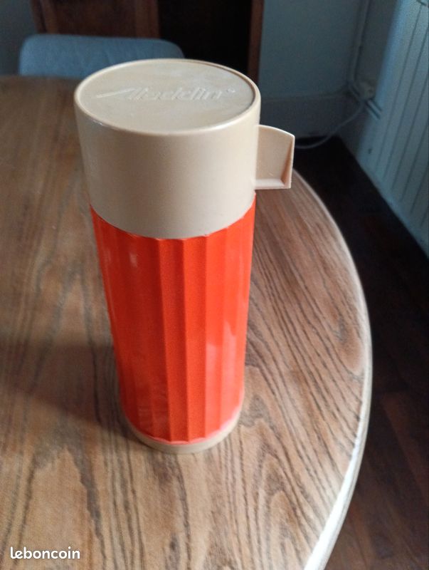 PETIT THERMOS À café Aladdin Continental Vacuum Flask ancien vintage EUR 17,00 - FR