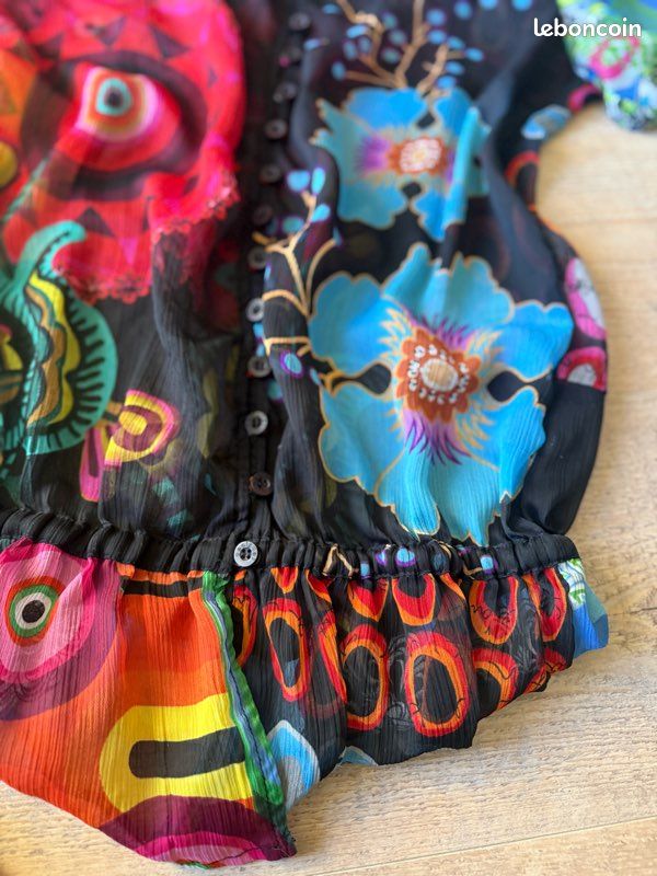 Tunique Ou Haut Desigual Pour Fille - Taille 6 à 8 Ans - Occasion Très Bon état