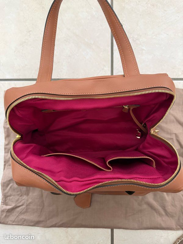Sac à main porté épaule Le Tanneur cuir très bon état (image 4)