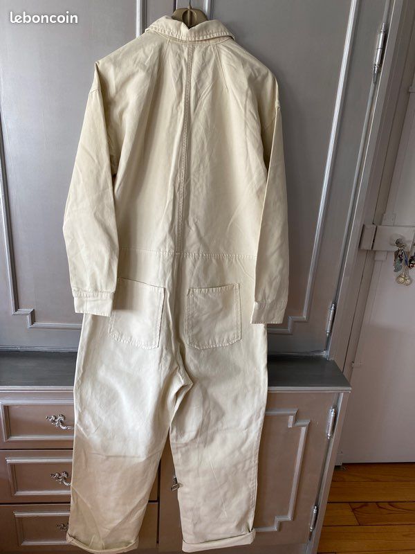 Salopette MANGO beige T.M neuve (image 3)