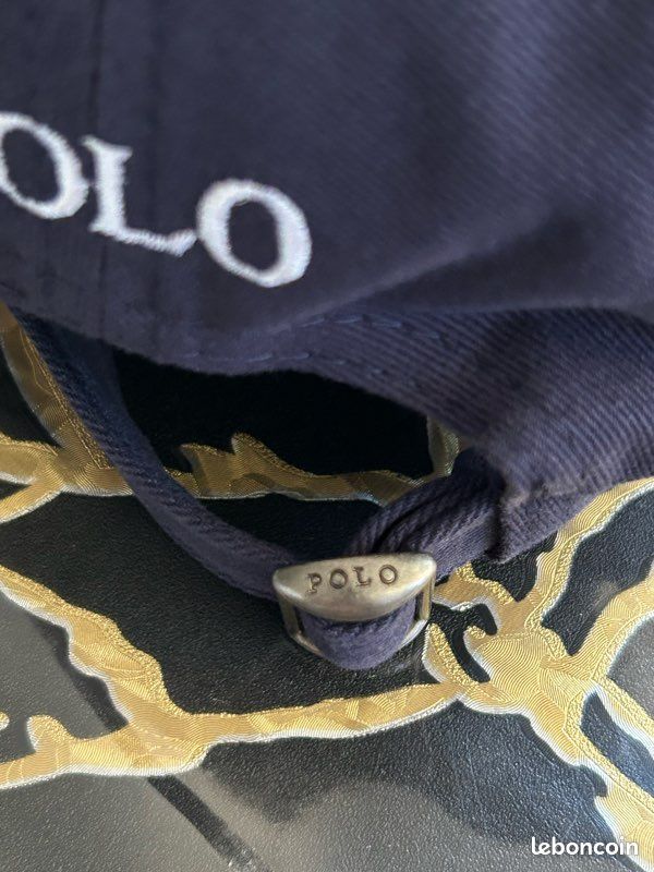 Casquette Ralph Lauren bleu marine neuve avec étiquette - Taille unique (image 4)