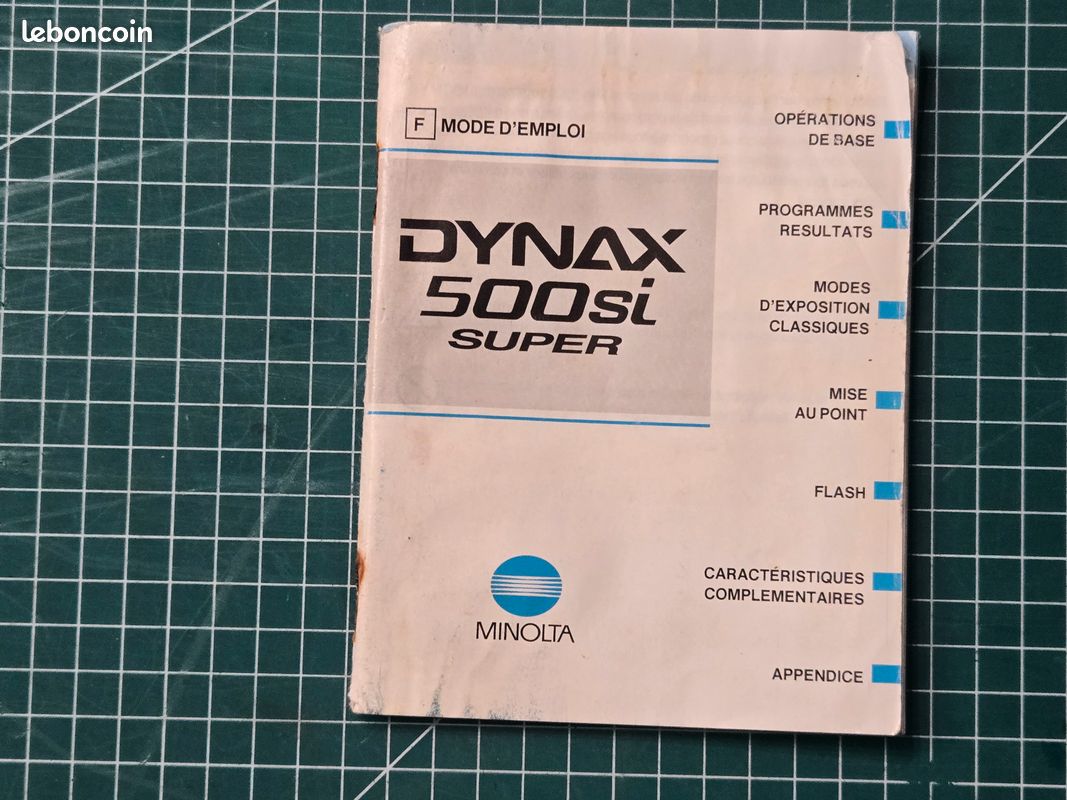 Appareil : Minolta Dynax 500si