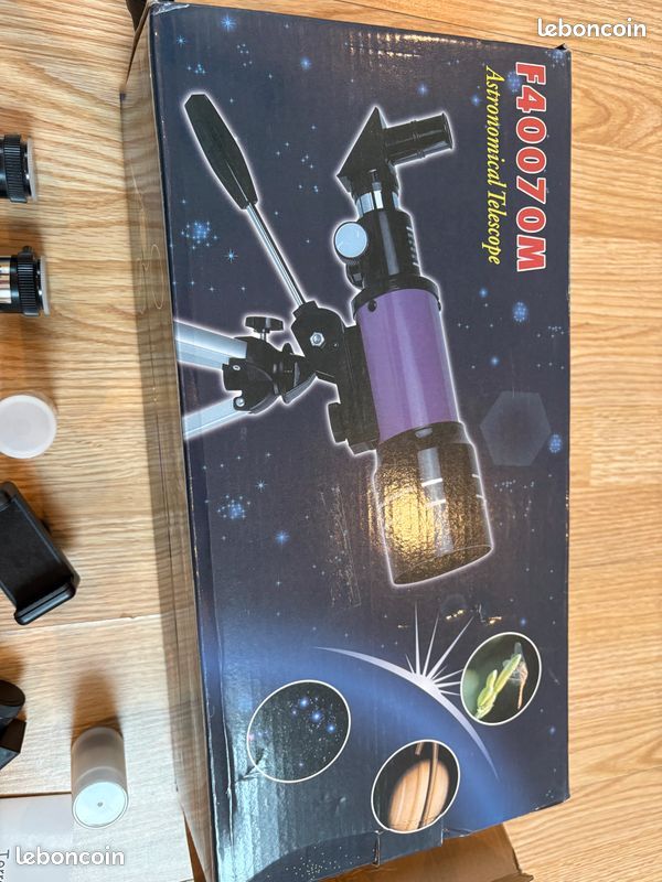 Télescope astronomique pour enfants F40070M télescope monoculaire avec trépied (image 2)