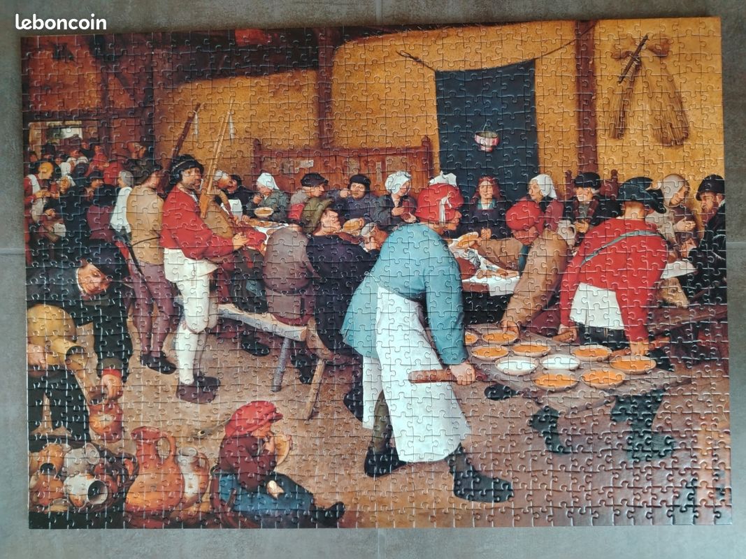 Puzzle 1000 pièces Le repas de noces du peintre Pieter Brueghel (image 2)