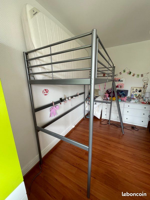 Lit superposé 1 personne ( 90x200 cm / sans matelas ) (image 5)