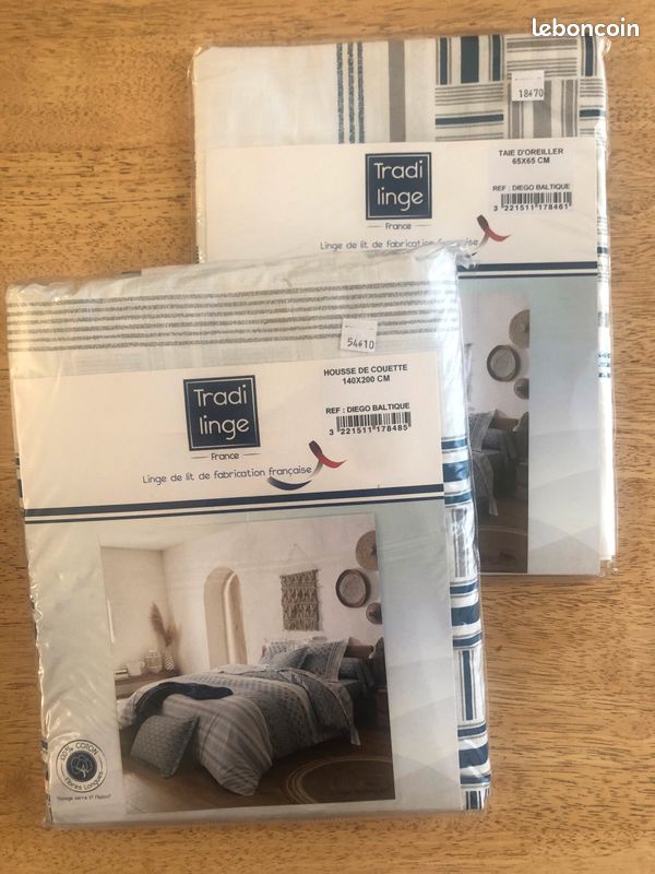 Parure de couette 140/200 neuve - Linge de maison