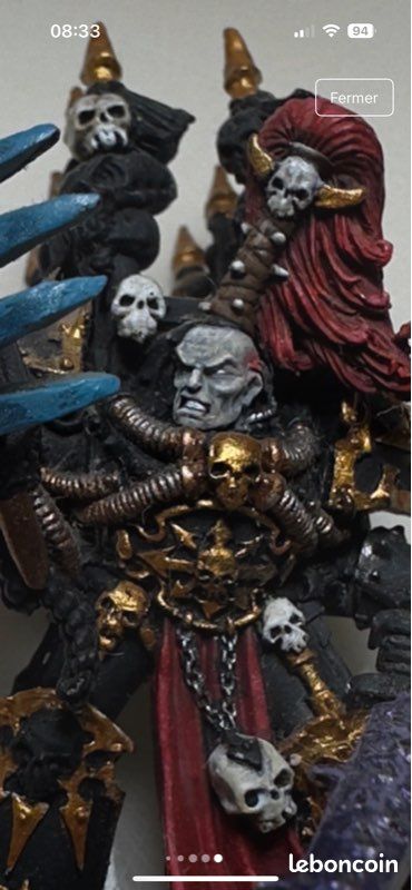 Abaddon Le Fléau Warhammer 40K - Figurine Games Workshop - Peinture Pro Tabletop - Black Legion