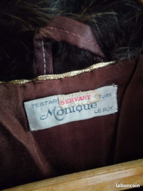 Manteau long en véritable fourrure (image 3)