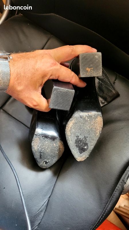 Bottines à plateforme en cuir de la marque The Kooples (image 5)