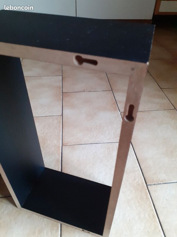 Lot de 3 étagères noires (image 3)