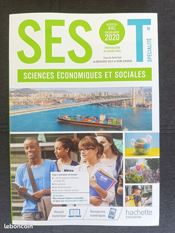 Livre SES Terminale Hachette (image 1)