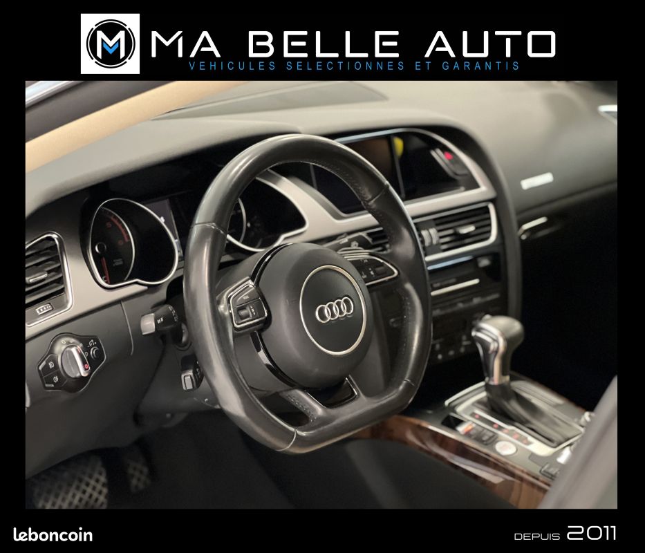 AUDI A5 SPORTBACK 2.0 TDI 143 AMBITION LUXE MULTITRONIC / carnet + factures / parfait état (image 11)