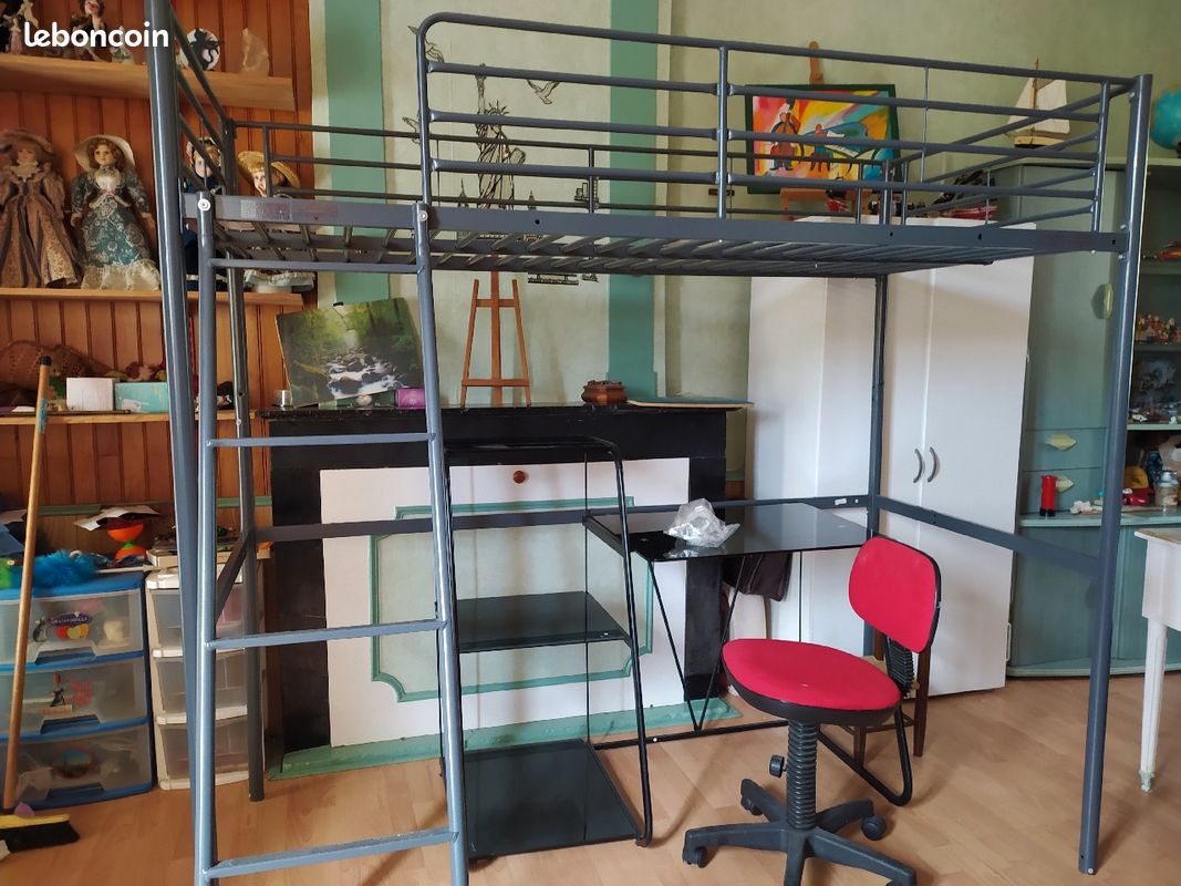 Lit , Bureau et chaise (image 1)