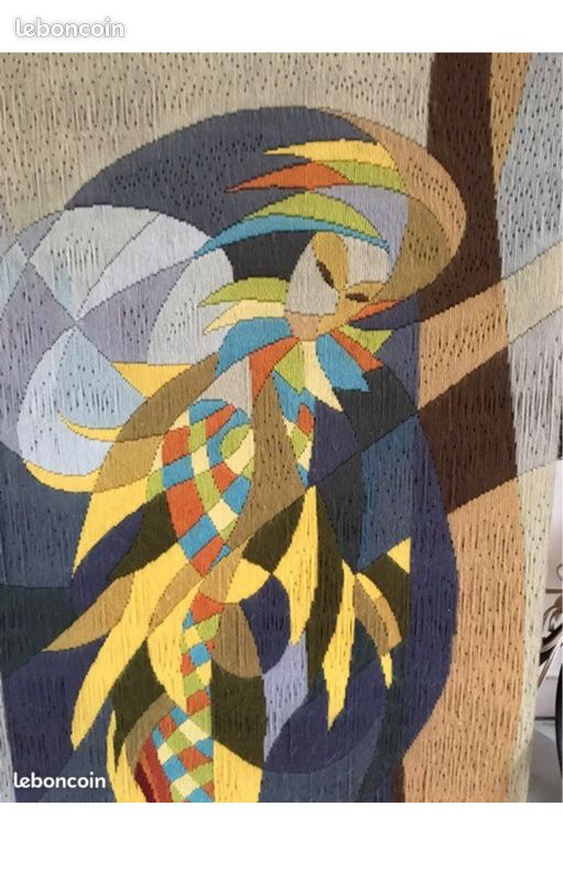 Grande tapisserie vintage (image 2)