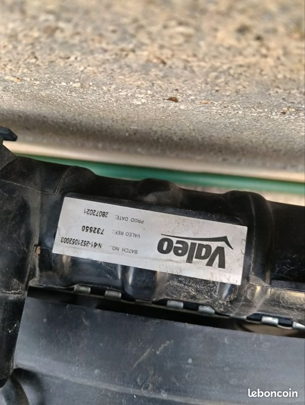 Radiateur + ventilo Opel Zafira A (image 2)