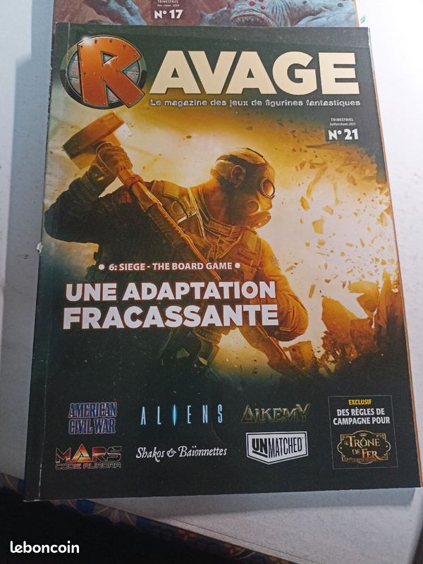 3 magazines Ravage jeux figurines fantastiques (image 4)