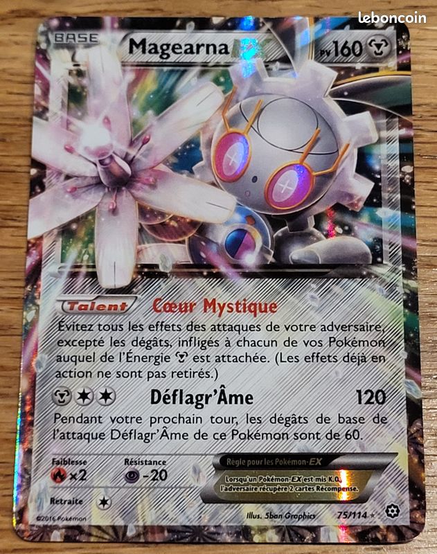 pokemon magearna ex card Amazon.com: - Magearna-EX (110/114) - XY Steam Siege Colorless Artist Pokemon XY Battle Heart Magearna-EX