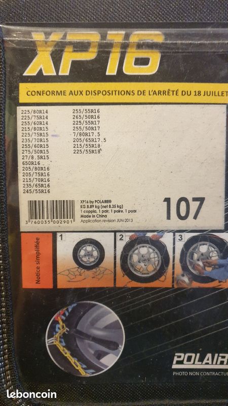 Chaine neige 4x4 suv utilitaires (image 2)