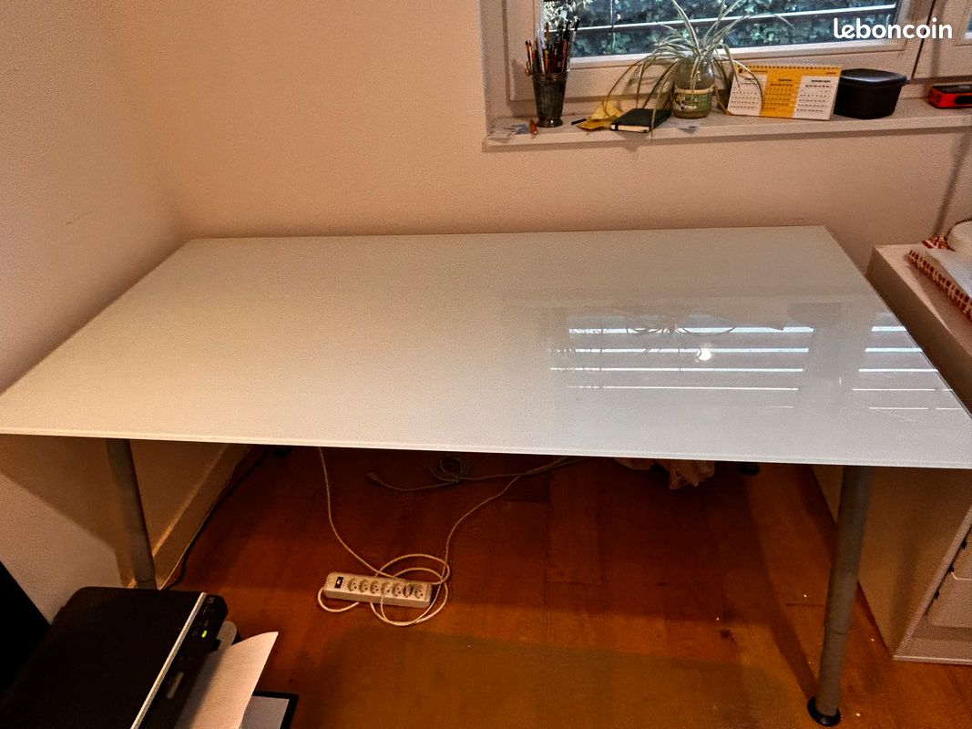 Table en verre, bureau (image 3)