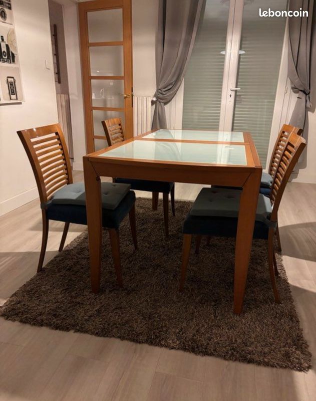 Table salon hêtre Habitat extensible (image 2)