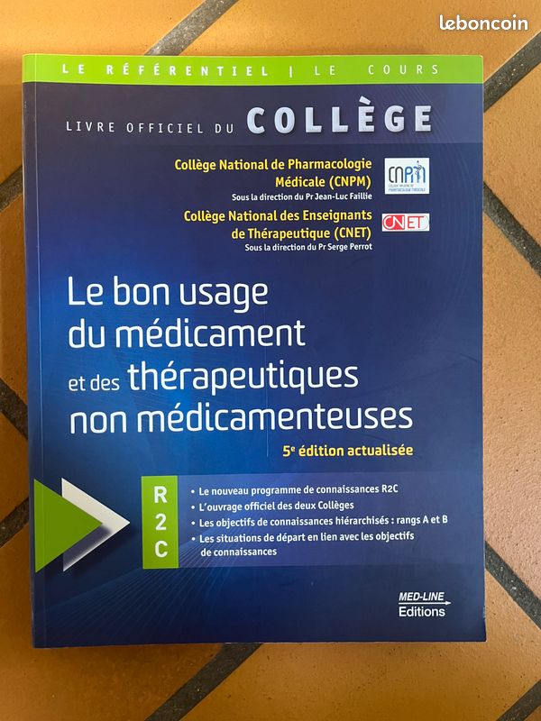 Collège Thérapeutique (Le Bon Usage du Médicament et des Thérapeutiques Non Médicamenteuses) R2C (5è édition) (image 1)