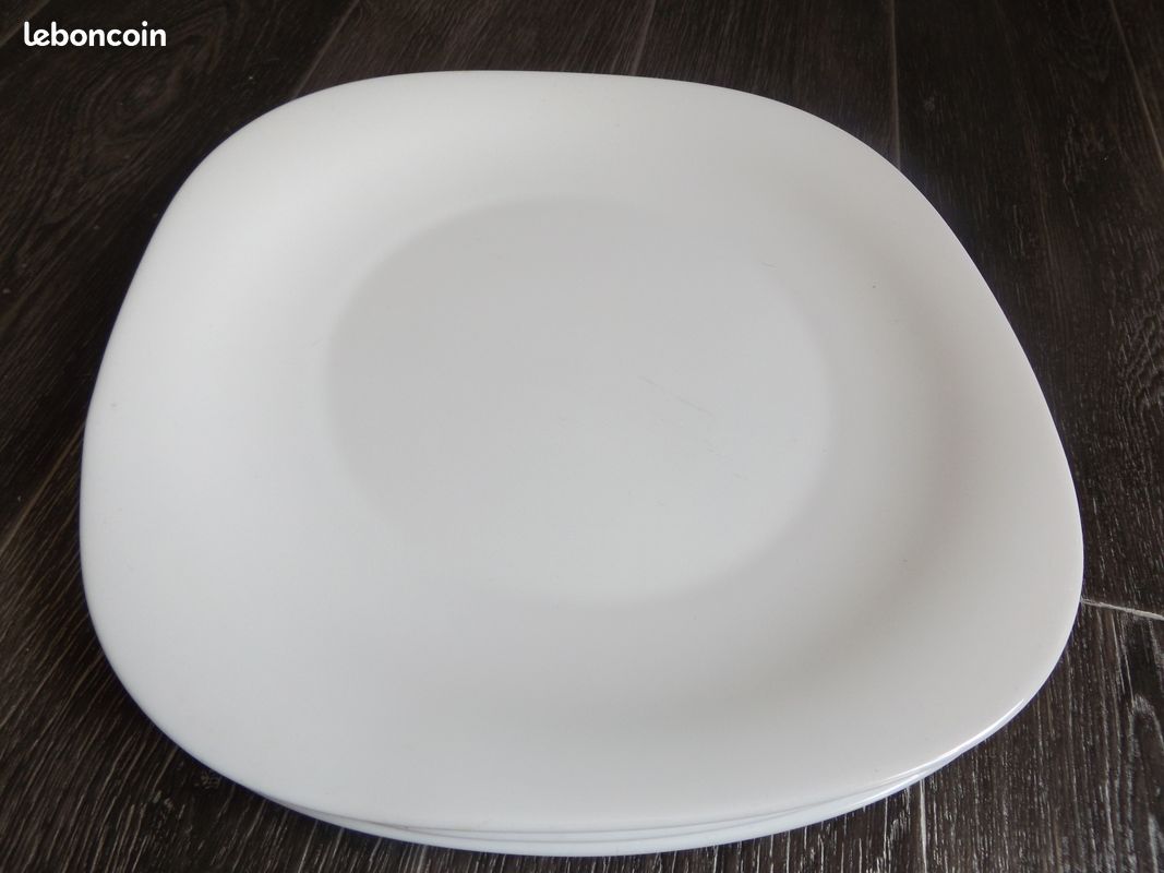 Trio assiettes carrées (image 1)