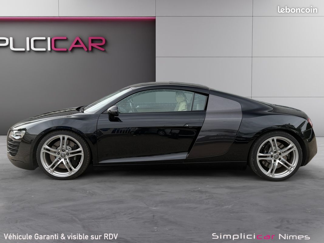 AUDI R8 V8 4.2 FSI QUATTRO 420 R-TRONIC 420Ch - Bang Olufsen - Sièges éléctrique/chauffants - Magnetic Ride - Caméra de Recul - GARANTIE 12 MOIS (image 5)