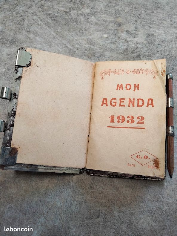 Agenda Ancien De Photographe G. BRUNEL - 1900 - Carnet Complet 358 Pages