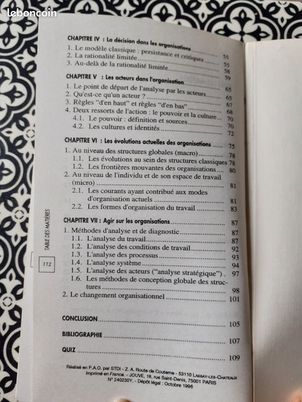 Introduction à l'analyse des organisations (image 5)