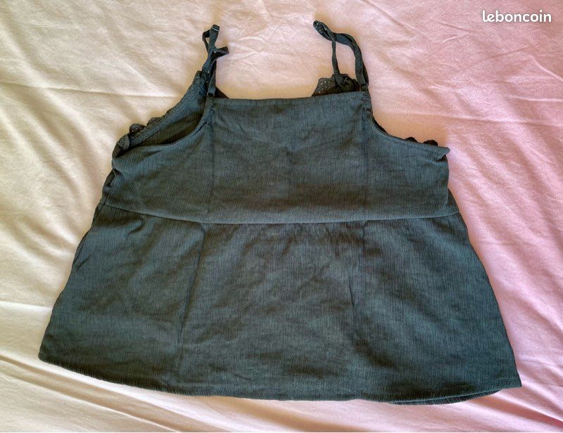 Top à bretelles gris - H&M 10-11 ans (image 2)