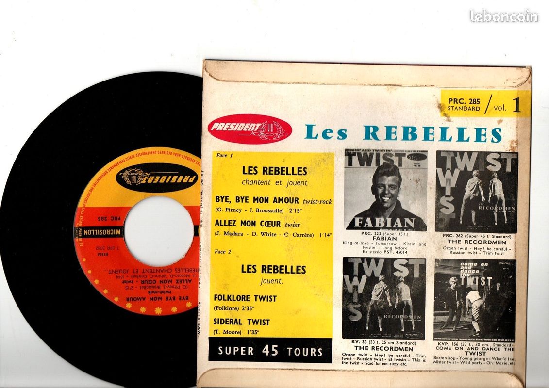 45t LES REBELLES (image 2)