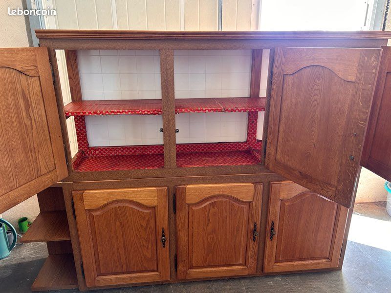 Buffet / meubles en bois – fabrication artisanale – 3 éléments (image 6)