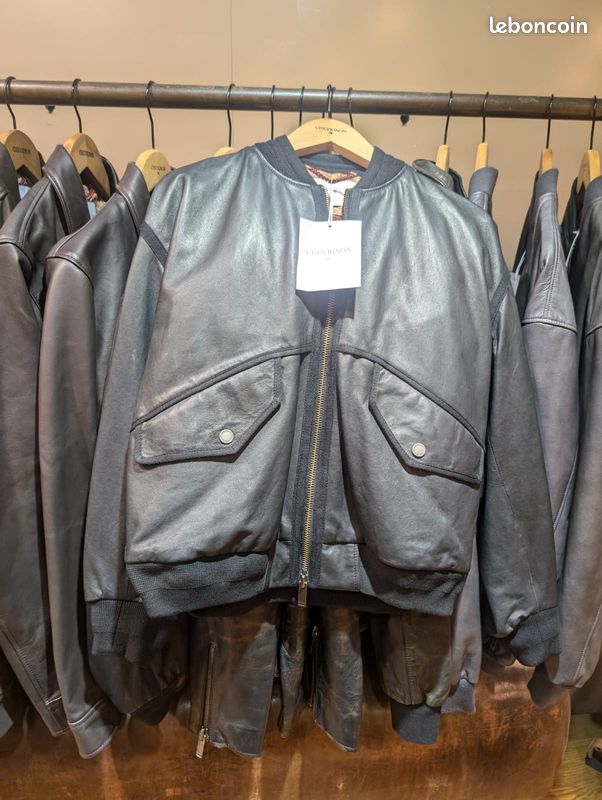 Vente veste cuir Chevignon (image 1)