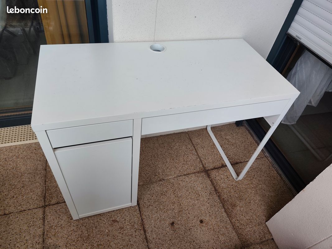 Bureau Ikea blanc (image 1)