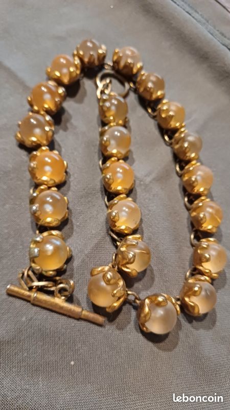 Collier Biche De Bere Vintage - Collier Pendentif Rétro Français - Sans Marque - Occasion