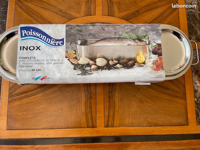 Stock Bureau - CUISY Poissonnière Inox 51 cm KC2398 Avec Grille Tous Feux