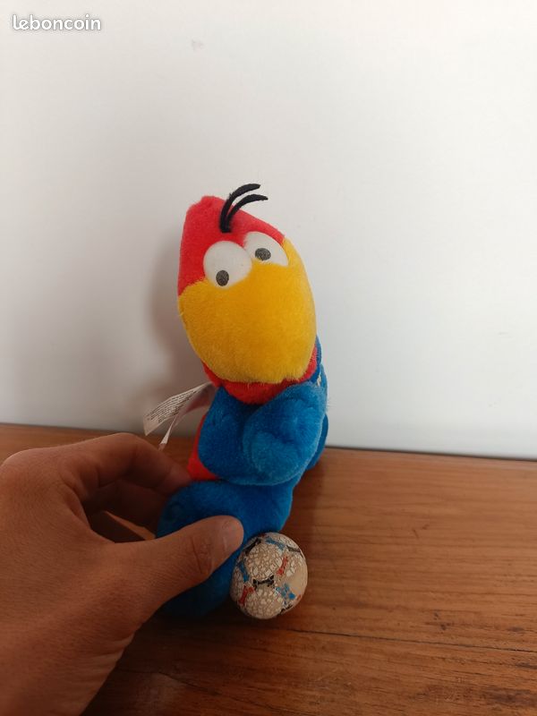 Peluche Footix – Mascotte Coupe Du Monde 1998 – France – Vintage état Excellent